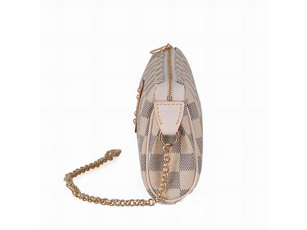 Louis Vuitton N55214 Damier Azur Canvas Eva Clutch Louis Vuitton N55214 Damier Azur Canvas Eva Clutch