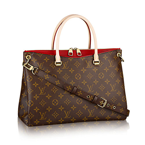 Louis Vuitton M41175 Monogram Canvas Pallas Cerise Bag