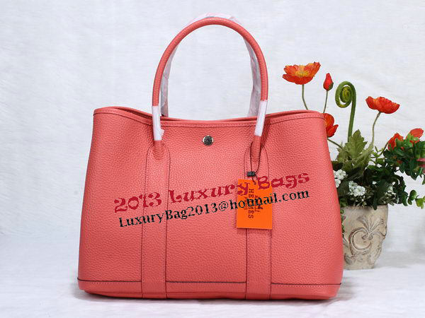 Hermes Garden Party 36cm Tote Bag Grainy Leather Pink Hermes Garden Party 36cm Tote Bag Grainy Leather Pink