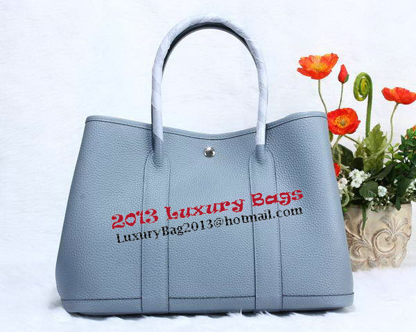 Hermes Garden Party 36cm Tote Bag Grainy Leather SKyBlue Hermes Garden Party 36cm Tote Bag Grainy Leather SKyBlue