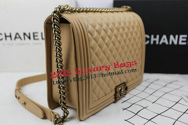 Chanel Boy Flap Shoulder Bag Original Sheepskin Leather A67087 Apircot Chanel Boy Flap Shoulder Bag Original Sheepskin Leather A67087 Apircot