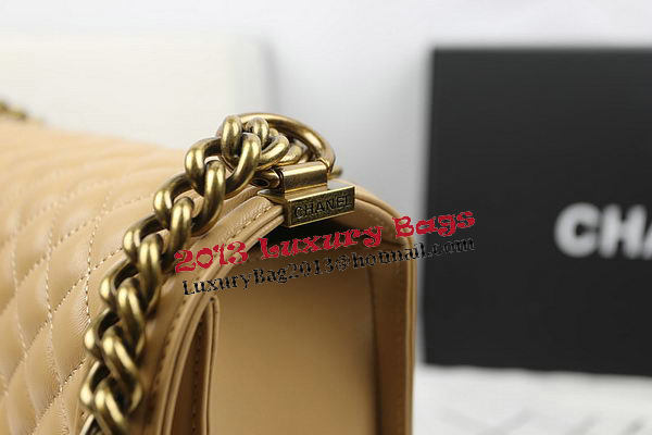 Chanel Boy Flap Shoulder Bag Original Sheepskin Leather A67087 Apircot Chanel Boy Flap Shoulder Bag Original Sheepskin Leather A67087 Apircot