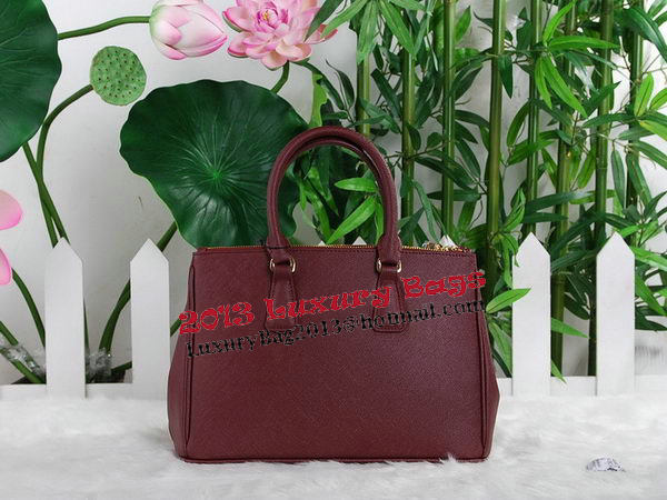 Prada Saffiano Leather Tote Bag PBN1801 Burgundy Prada Saffiano Leather Tote Bag PBN1801 Burgundy