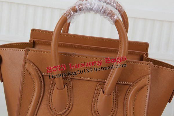 Celine Luggage Nano Bag Original Leather CTS3309 Wheat Celine Luggage Nano Bag Original Leather CTS3309 Wheat