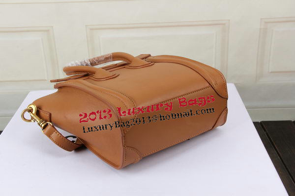 Celine Luggage Nano Bag Original Leather CTS3309 Wheat Celine Luggage Nano Bag Original Leather CTS3309 Wheat