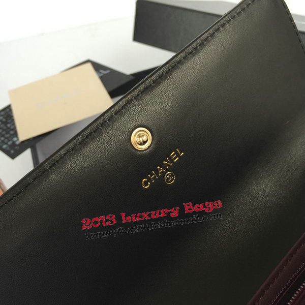 Chanel Matelasse Long Wallet Black Sheepskin Leather A50096 Gold Chanel Matelasse Long Wallet Black Sheepskin Leather A50096 Gold