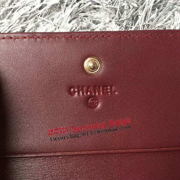 Chanel Tri-Fold Wallet Cannage Pattern Leather A48656 Black Chanel Tri-Fold Wallet Cannage Pattern Leather A48656 Black