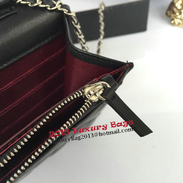 Chanel mini Flap Bag Black Original Sheepskin A33814 Silver Chanel mini Flap Bag Black Original Sheepskin A33814 Silver