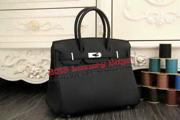 Hermes Birkin 35CM 30CM Tote Bag Original Leather HB35O Black Hermes Birkin 35CM 30CM Tote Bag Original Leather HB35O Black