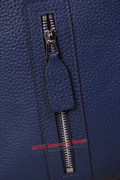 Hermes Briefcase Original Grainy Leather H8813T Royal Hermes Briefcase Original Grainy Leather H8813T Royal