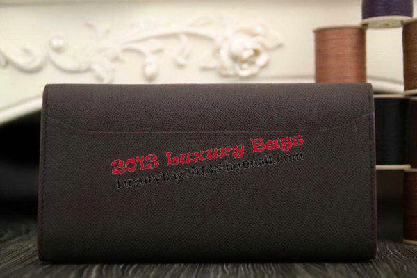 Hermes Constance Long Wallets Original Leather HA909 Brown Hermes Constance Long Wallets Original Leather HA909 Brown