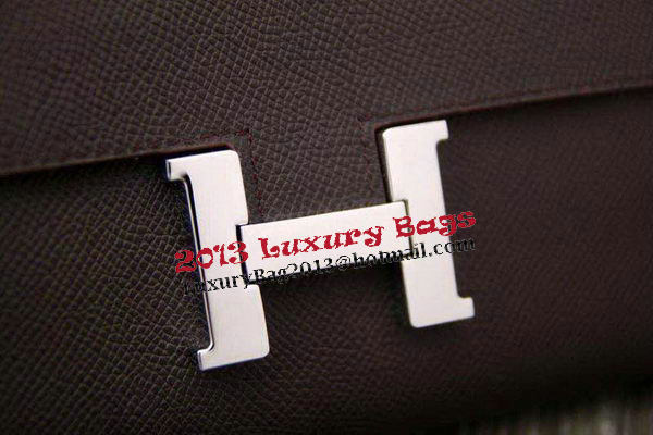 Hermes Constance Long Wallets Original Leather HA909 Brown Hermes Constance Long Wallets Original Leather HA909 Brown