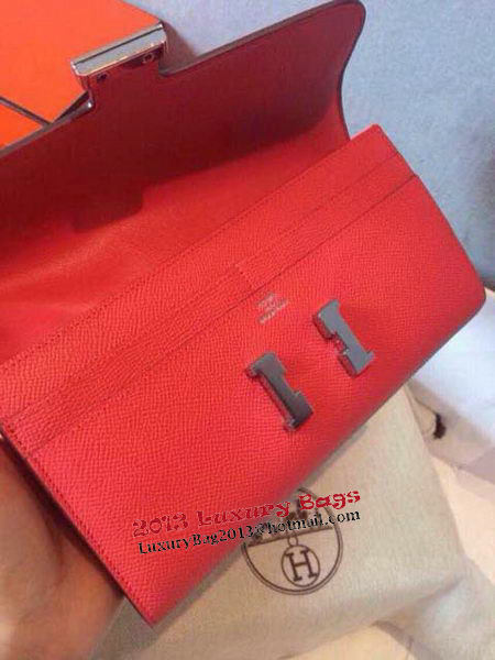 Hermes Constance Long Wallets Original Leather HA909 Light Red Hermes Constance Long Wallets Original Leather HA909 Light Red