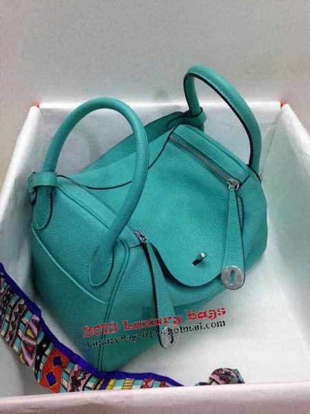 Hermes Lindy 30CM Original Leather Shoulder Bag HLD30 Green Hermes Lindy 30CM Original Leather Shoulder Bag HLD30 Green
