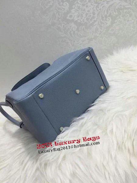 Hermes Lindy 30CM Original Leather Shoulder Bag HLD30 Light Blue Hermes Lindy 30CM Original Leather Shoulder Bag HLD30 Light Blue