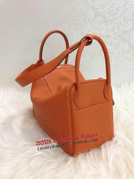 Hermes Lindy 30CM Original Leather Shoulder Bag HLD30 Orange Hermes Lindy 30CM Original Leather Shoulder Bag HLD30 Orange