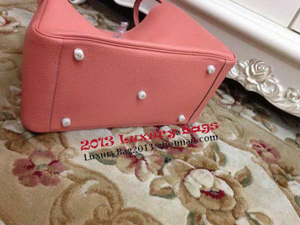 Hermes Lindy 30CM Original Leather Shoulder Bag HLD30 Pink Hermes Lindy 30CM Original Leather Shoulder Bag HLD30 Pink