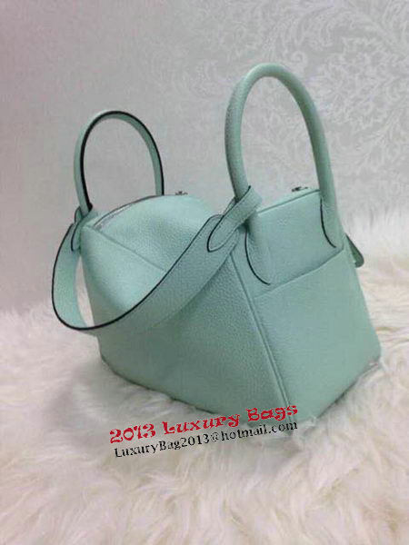 Hermes Lindy 30CM Original Leather Shoulder Bag HLD30 Skyblue Hermes Lindy 30CM Original Leather Shoulder Bag HLD30 Skyblue