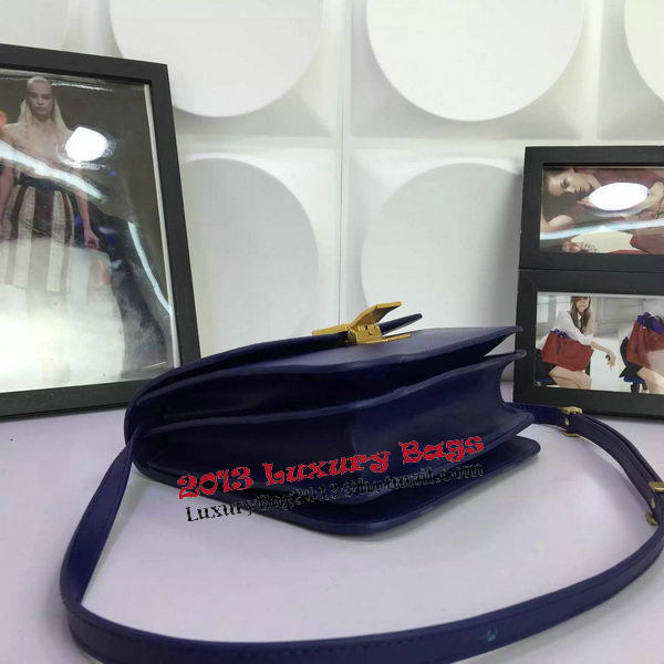 Celine Classic Box Flap Bag Calfskin Leather C88008 Royal Celine Classic Box Flap Bag Calfskin Leather C88008 Royal