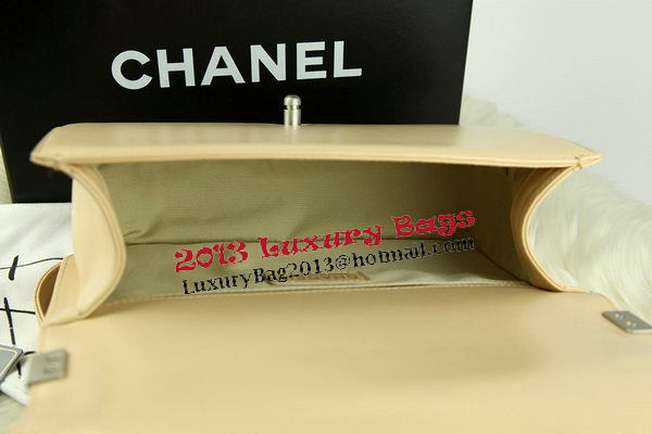 Boy Chanel Flap Bag Original Apricot Pearl Sheepskin Leather A67086 Silver Boy Chanel Flap Bag Original Apricot Pearl Sheepskin Leather A67086 Silver