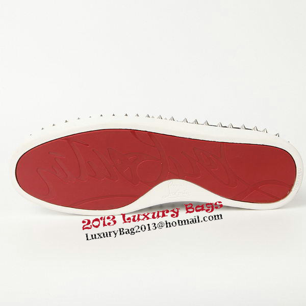 Christian Louboutin Casual Shoes Suede Leather CL910 Black Christian Louboutin Casual Shoes Suede Leather CL910 Black