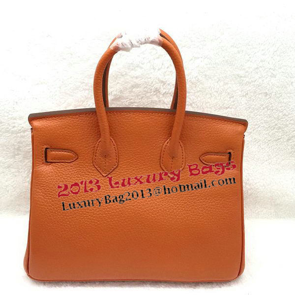 Hermes Birkin 25CM Tote Bag Original Leather H25T Orange Hermes Birkin 25CM Tote Bag Original Leather H25T Orange