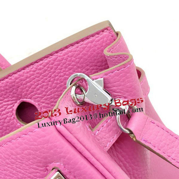 Hermes Birkin 25CM Tote Bag Original Leather H25T Rose Hermes Birkin 25CM Tote Bag Original Leather H25T Rose