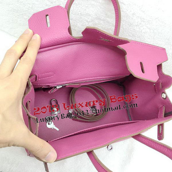 Hermes Birkin 25CM Tote Bag Original Leather H25T Rose Hermes Birkin 25CM Tote Bag Original Leather H25T Rose