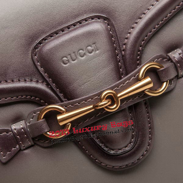 Gucci Lady Web Calfskin Leather Shoulder Bags 383848 Grey Gucci Lady Web Calfskin Leather Shoulder Bags 383848 Grey