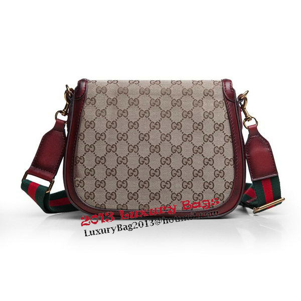 Gucci Lady Web Original GG Canvas Shoulder Bags 383848 Burgundy Gucci Lady Web Original GG Canvas Shoulder Bags 383848 Burgundy