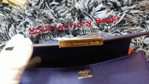 Hermes Constance Bag Litchi Leather H9998 Royal Hermes Constance Bag Litchi Leather H9998 Royal