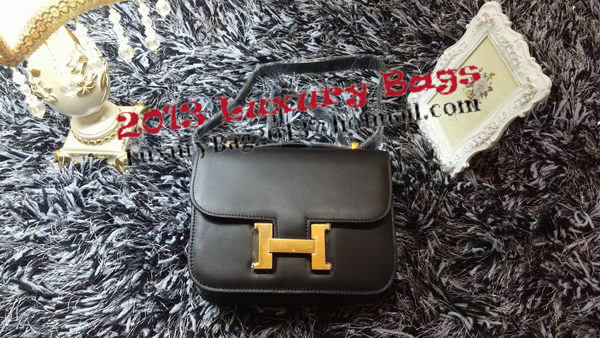 Hermes Constance Bag Smooth Leather H9998S Black Hermes Constance Bag Smooth Leather H9998S Black