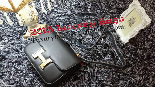 Hermes Constance Bag Smooth Leather H9998S Black Hermes Constance Bag Smooth Leather H9998S Black