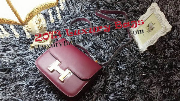 Hermes Constance Bag Smooth Leather H9998S Burgundy Hermes Constance Bag Smooth Leather H9998S Burgundy