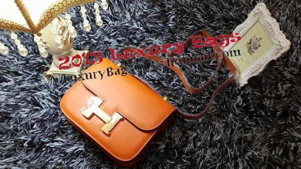 Hermes Constance Bag Smooth Leather H9998S Orange Hermes Constance Bag Smooth Leather H9998S Orange