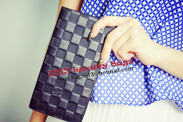 Louis Vuitton Damier Infini Leather Brazza Wallet LV62665 Louis Vuitton Damier Infini Leather Brazza Wallet LV62665