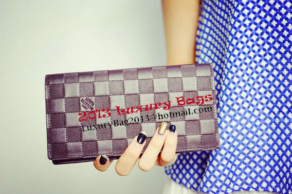 Louis Vuitton Damier Infini Leather Brazza Wallet LV62665 Louis Vuitton Damier Infini Leather Brazza Wallet LV62665