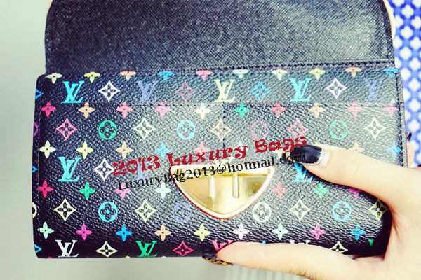 Louis Vuitton Monogram Multicolore Eugenie Wallet M60123 Louis Vuitton Monogram Multicolore Eugenie Wallet M60123