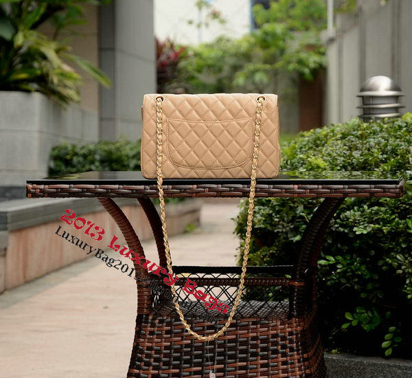 Chanel 2.55 Series Flap Bag Apricot Sheepskin Leather A1112 Gold Chanel 2.55 Series Flap Bag Apricot Sheepskin Leather A1112 Gold