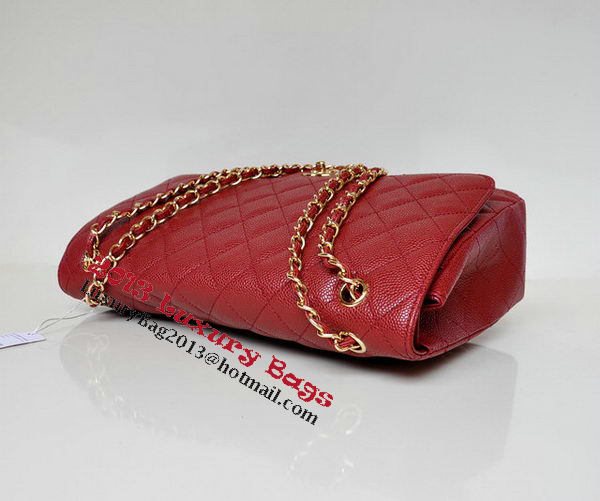 Chanel Maxi Quilted Classic Flap Bag Burgundy Cannage Patterns A58601 Gold Chanel Maxi Quilted Classic Flap Bag Burgundy Cannage Patterns A58601 Gold
