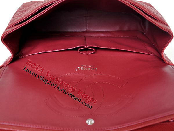 Chanel Maxi Quilted Classic Flap Bag Burgundy Cannage Patterns A58601 Silver Chanel Maxi Quilted Classic Flap Bag Burgundy Cannage Patterns A58601 Silver