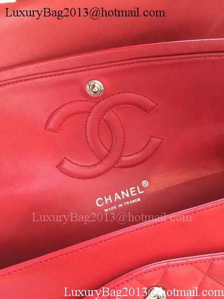 Chanel 2.55 Series Flap Bag Red Original Leather A01112 Silver Chanel 2.55 Series Flap Bag Red Original Leather A01112 Silver