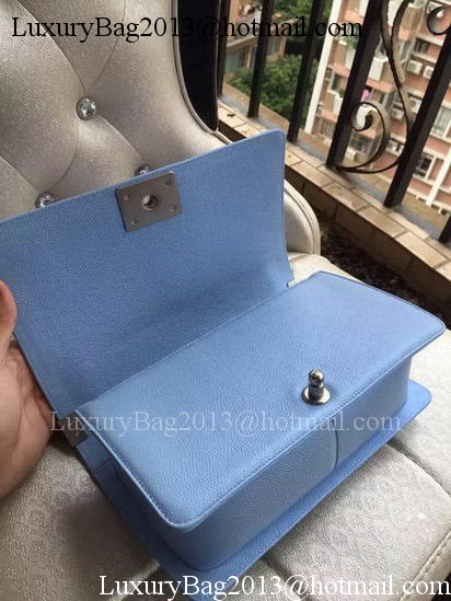 Boy Chanel Flap Shoulder Bag Blue Cannage Pattern A67086 Silver Boy Chanel Flap Shoulder Bag Blue Cannage Pattern A67086 Silver