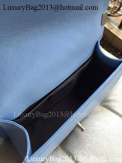 Boy Chanel Flap Shoulder Bag Blue Cannage Pattern A67086 Silver Boy Chanel Flap Shoulder Bag Blue Cannage Pattern A67086 Silver