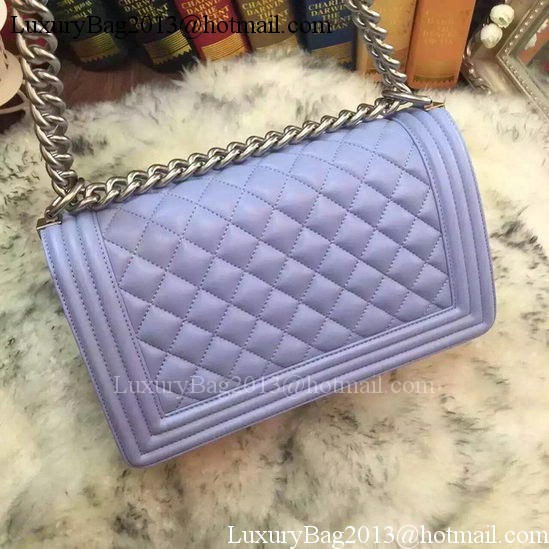 Boy Chanel Flap Shoulder Bag Original Sheepskin A64375 Lavender Boy Chanel Flap Shoulder Bag Original Sheepskin A64375 Lavender