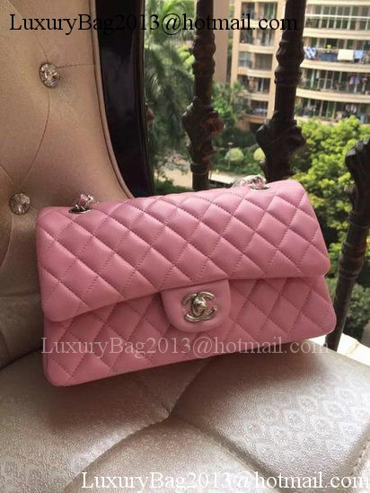 Chanel 2.55 Series Flap Bag Pink Original Leather A01112 Silver Chanel 2.55 Series Flap Bag Pink Original Leather A01112 Silver