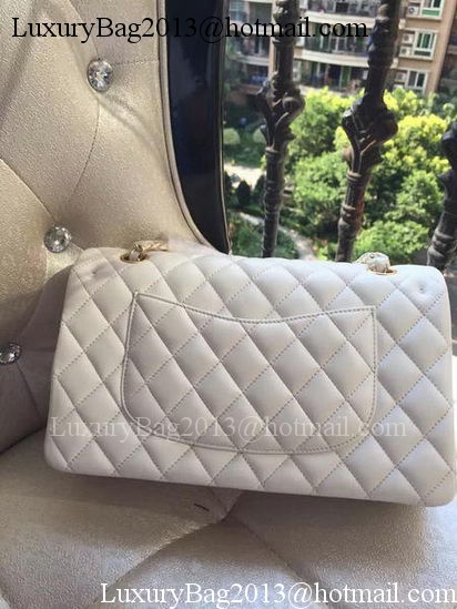 Chanel 2.55 Series Flap Bag White Original Leather A01112 Gold Chanel 2.55 Series Flap Bag White Original Leather A01112 Gold