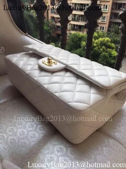 Chanel 2.55 Series Flap Bag White Original Leather A01112 Gold Chanel 2.55 Series Flap Bag White Original Leather A01112 Gold