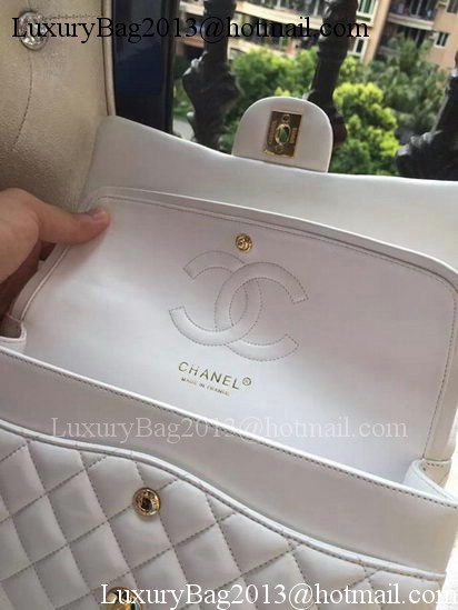 Chanel 2.55 Series Flap Bag White Original Leather A01112 Gold Chanel 2.55 Series Flap Bag White Original Leather A01112 Gold