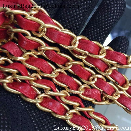 Chanel Classic mini Flap Bag Chevron Sheepskin Leather A68748 Red Chanel Classic mini Flap Bag Chevron Sheepskin Leather A68748 Red